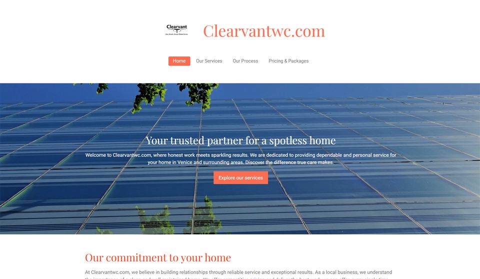 Clearvant Window Washing — old website